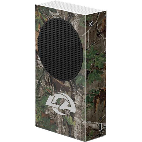 NFL Los Angeles Rams Realtree Xtra Green Camo Xbox Series S Console Skin